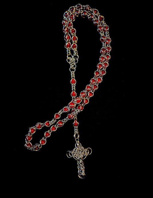 Joan Captive Bead Rosary