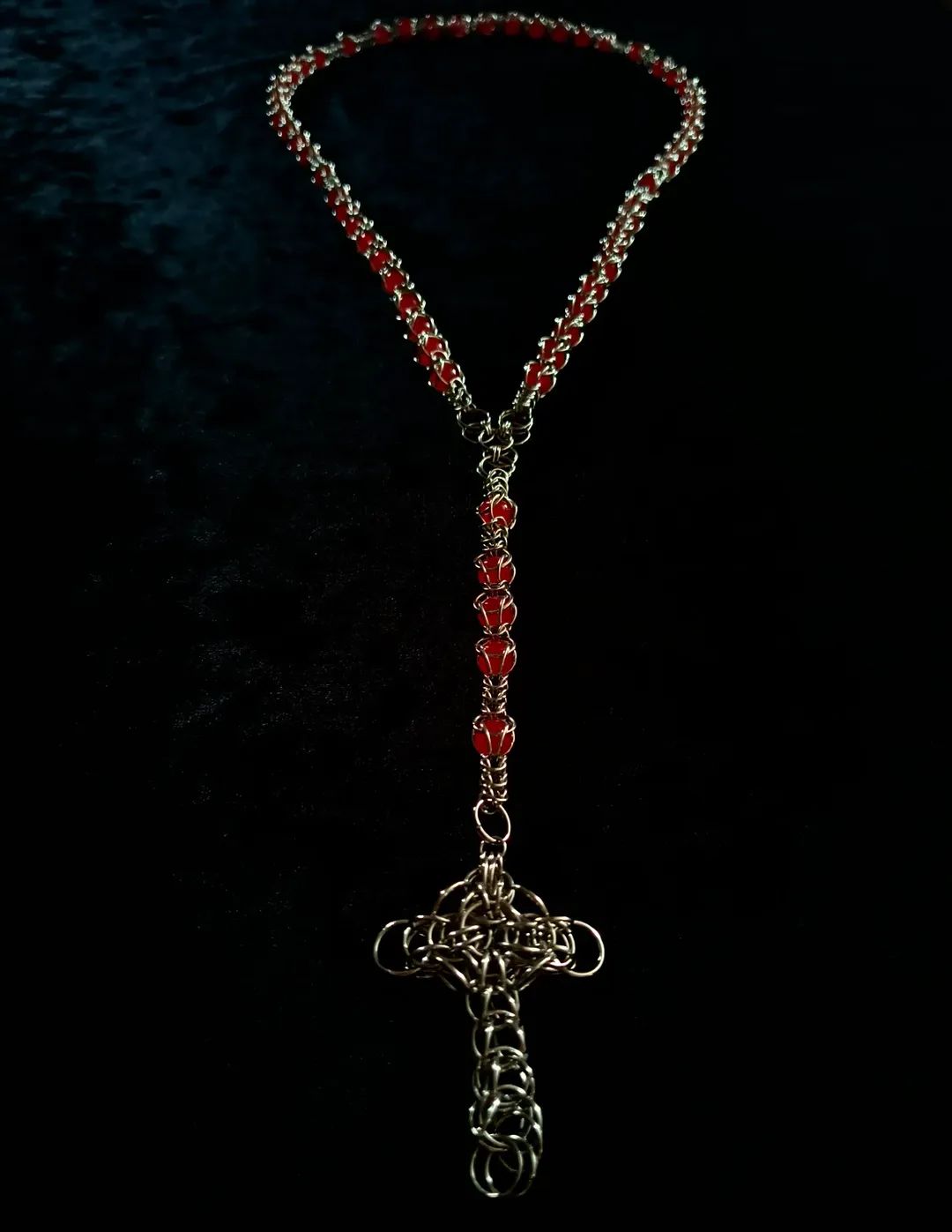Joan Captive Bead Rosary